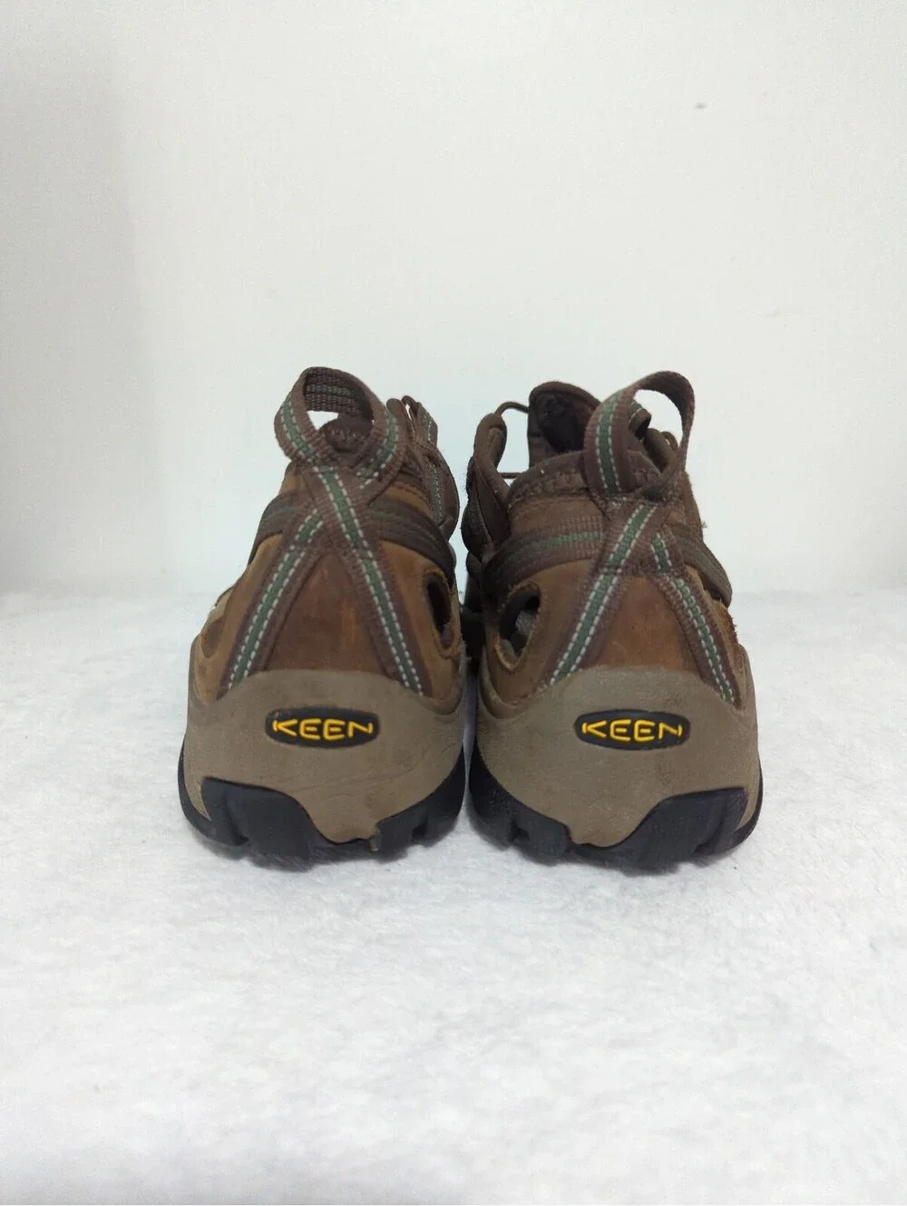 KEEN Men's Brown Leather Hiking Sandals Size 13 - Arroyo II Waterproof 1002427